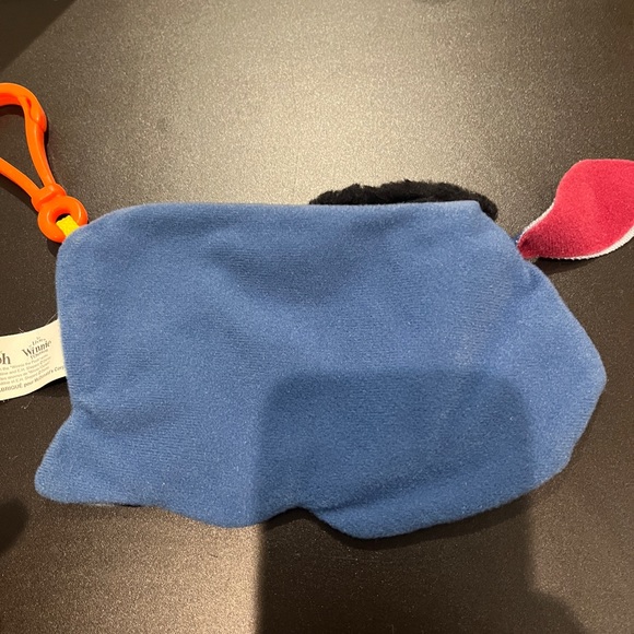 Disney Winnie Pooh EEYORE Bag Charm Key Mask Tissue Case McDonalds McD Toy Purse - Picture 6 of 10
